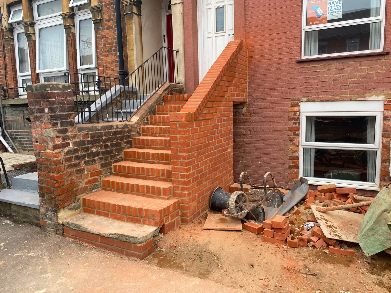 Brick steps